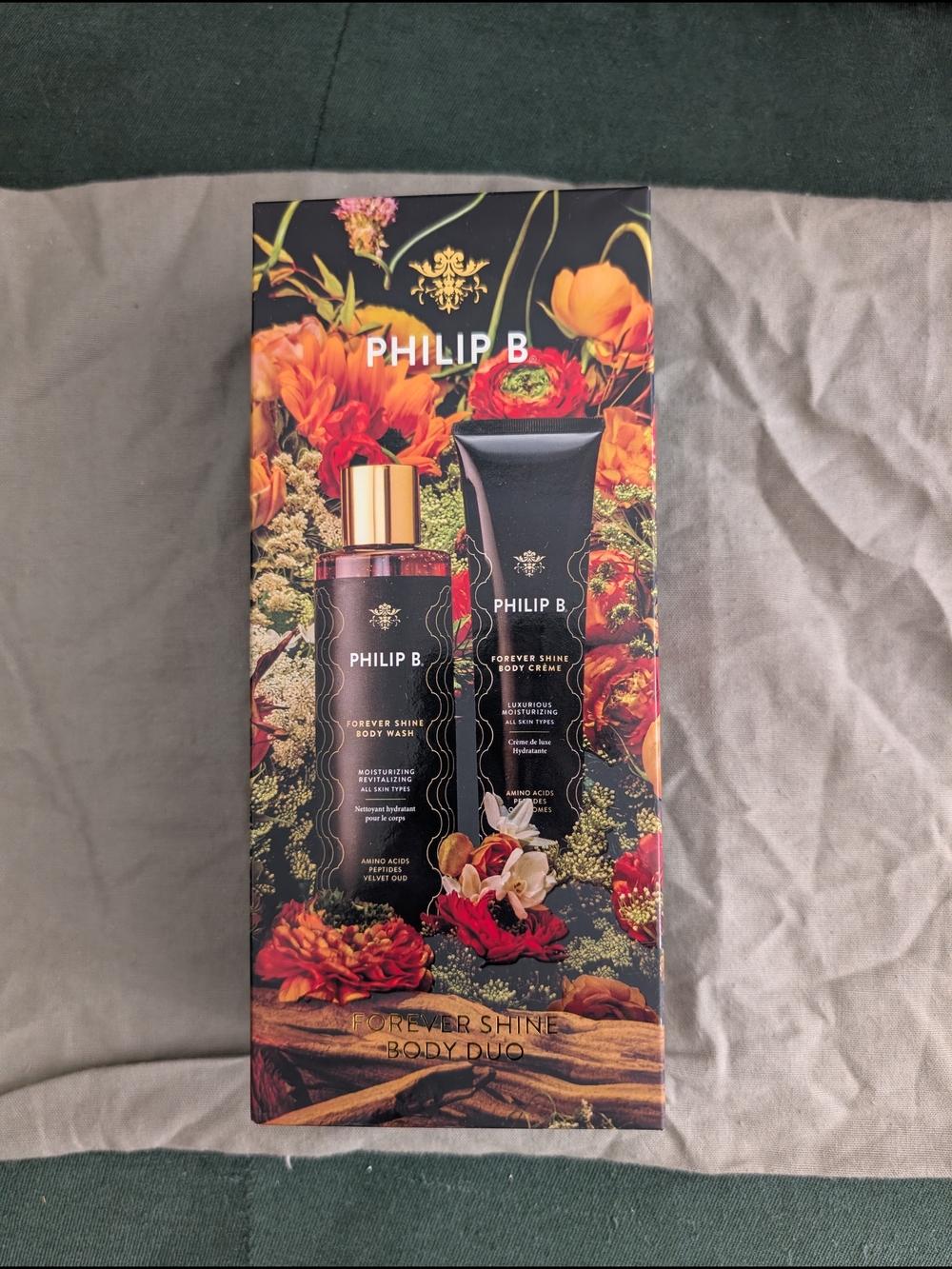NIB Philip B Limited-Edition Forever Shine Body Duo Full Size